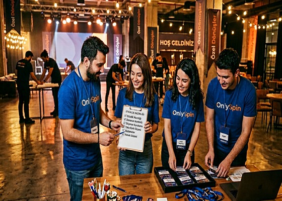 OnlySpin Etkinlik Hazırlık ve Katılım Görseli