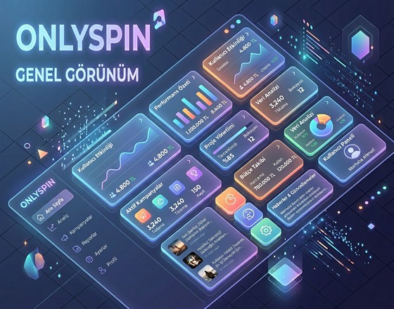 OnlySpin Platform Genel Görünüm Görseli